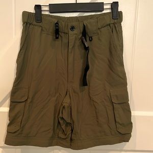 Official Boy Scouts of America Olive Green Uniform Switchbacks Shorts Youth L